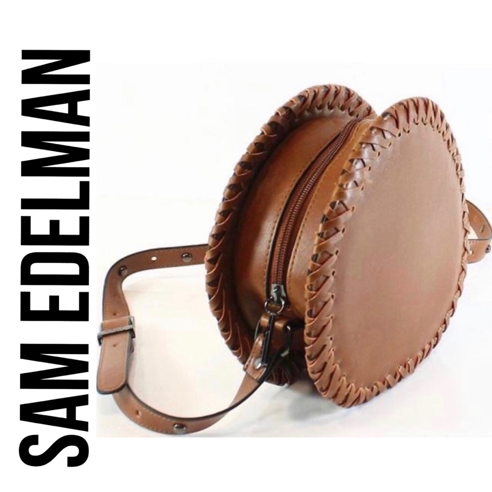 Sam Edelman round faux leather crossbody - Picture 1 of 5